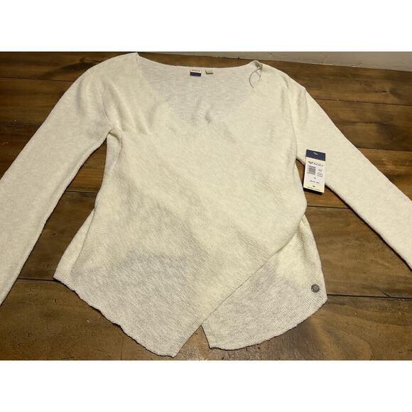 Roxy Wrap Knit Long Sleeve Top Womens Size XL NWT - Picture 2 of 14